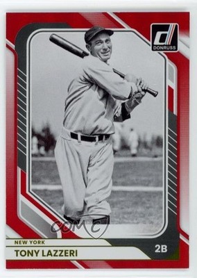 2026 Panini Donruss Red /250 Tony Lazzeri #95 HOF qf6