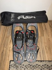 Scarpe da neve TUBBS Flex TRK 22,5 pollici nero/rosso belle uomo donna con borsa