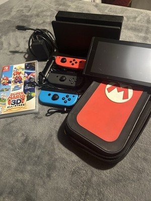 Nintendo Switch Console with Joy-Con, Carrying Case & Super Mario 3D All-Stars