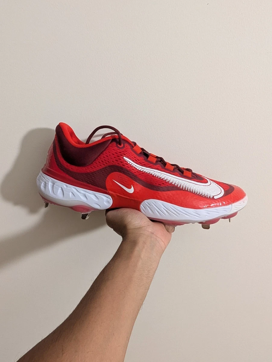 NIKE ALPHA HUARACHE ELITE 4 LOW UNIVERSITY RED BASEBALL CLEAT