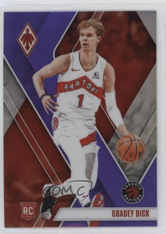 2023-24 Panini Phoenix Rookies Purple 123/150 Gradey Dick #282 0nr3