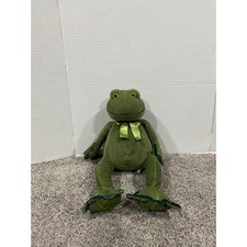 Plush Frog Russ Berrie Kids Green Excellent Pheebs Stuffed Animal Toy