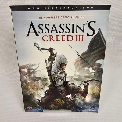 Assassin's Creed III 3 Complete Official Guide Piggyback Strategy Book w/ Map