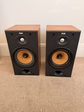 B&W DM601 S2 2.0 Bookshelf Speakers Pair 100W RMS 8 Ohm Bass Reflex