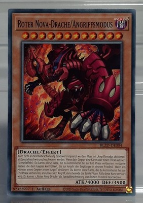 Playset 3x Roter Nova-Drache Angriffsmodus - BLZD-DE004 - Blazing Dominion DE/NM