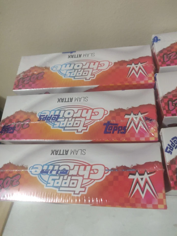 2021 Topps WWE Chrome Slam Attax Hobby Box Factory Sealed - Image 3 of 4