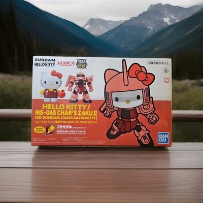 Gundam Sanrio Bandai Hello Kitty Char'S Zaku II Cross Silhouett