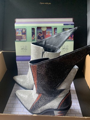 Sparkle Boots, Speedy Wings, Men Size 12, Women Size 13, Metro-Gender - Zipper