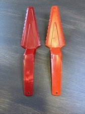 2 Vintage Tupperware Cut N Serve 1228 Pie Server Cutter Cake Serrated Slicer