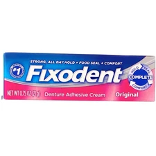 Fixodent Original Denture Adhesive Cream 0.75 Oz Pack of 6 Comfort and Confid...