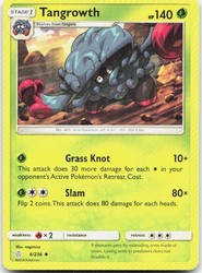 Tangrowth 6/236 Sun & Moon Cosmic Eclipse Uncommon