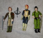 GI JOE - THREE JOEs with ACCESSORIES