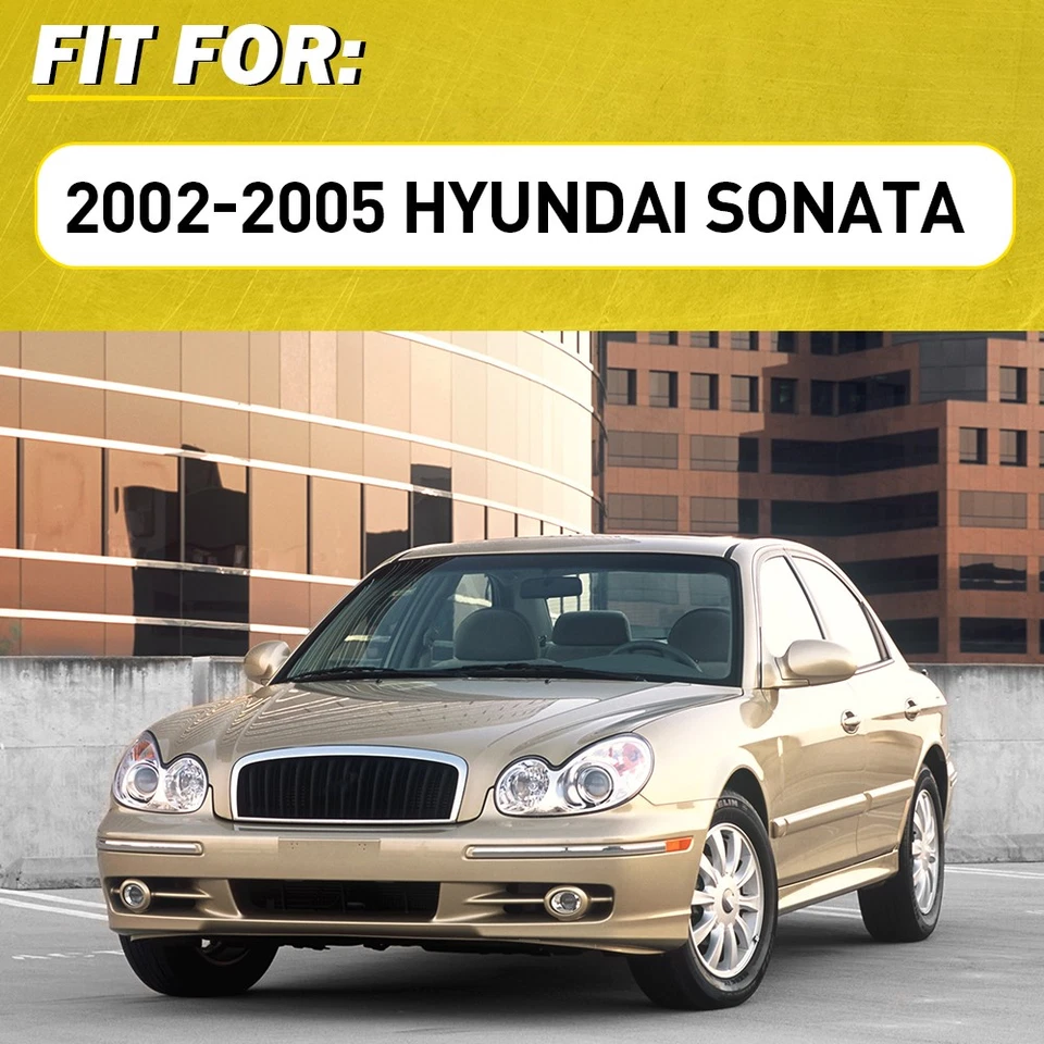 4 piezas manijas interiores de puerta delanteras traseras 2002-2005 para Hyundai Sonata 826103D010 Foto 2 de 4