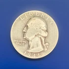 1946 P Washington 90% Silver Quarter Circulated Condition 25c US Coin