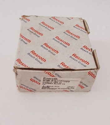 REXROTH BOSCH | R165172320 | B.RUNNER BLOCK CS | NEW OPEN BOX, FAST SHIP, DHL