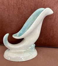 Colonial China Co. East Liverpool, Ohio Cornocopia Vase Made In USA 1903-1922