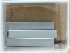 LEGO Parts - Light Bluish Gray Tile 1 x 6 - No 6636 - QTY 5