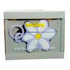 HEYDAY EARBUD CASE COVER FITS APPLE AIRPODS GENERATION 1  2 FLOWER DESIGN