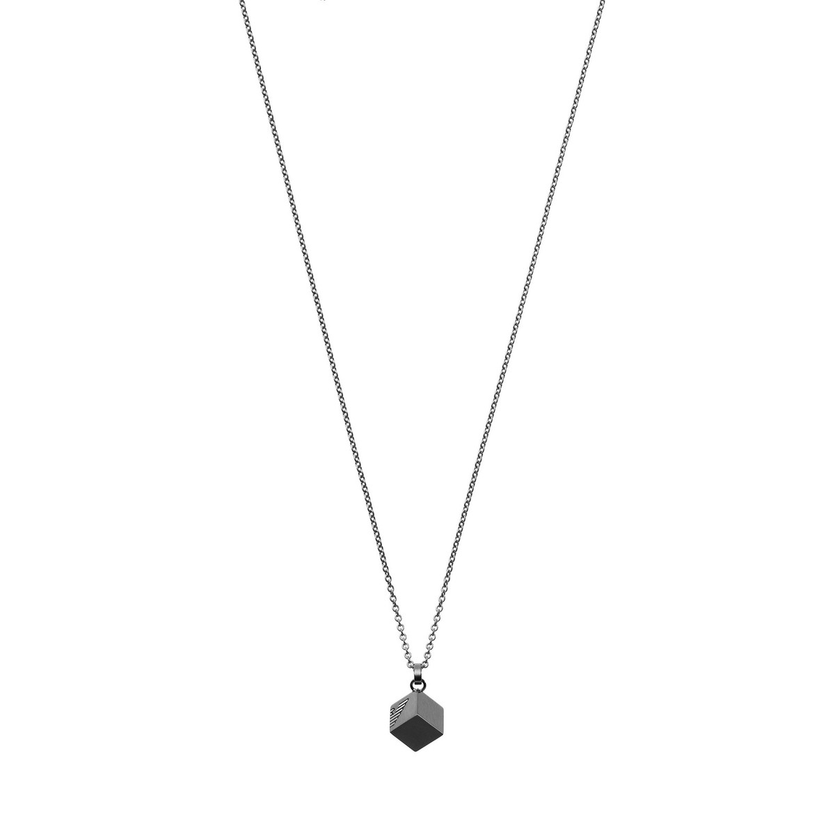 アクセサリー EMPORIO Armani Swarovski Neckless SG Liquid Metal ATN1B-AS Antique Silver Finish Necklace with