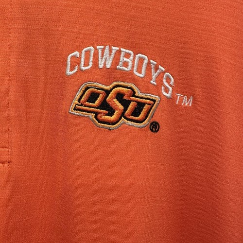 Oklahoma State Cowboys Poloshirt Herren XL Champion Kurzarm Orange OSU - Bild 3 von 15