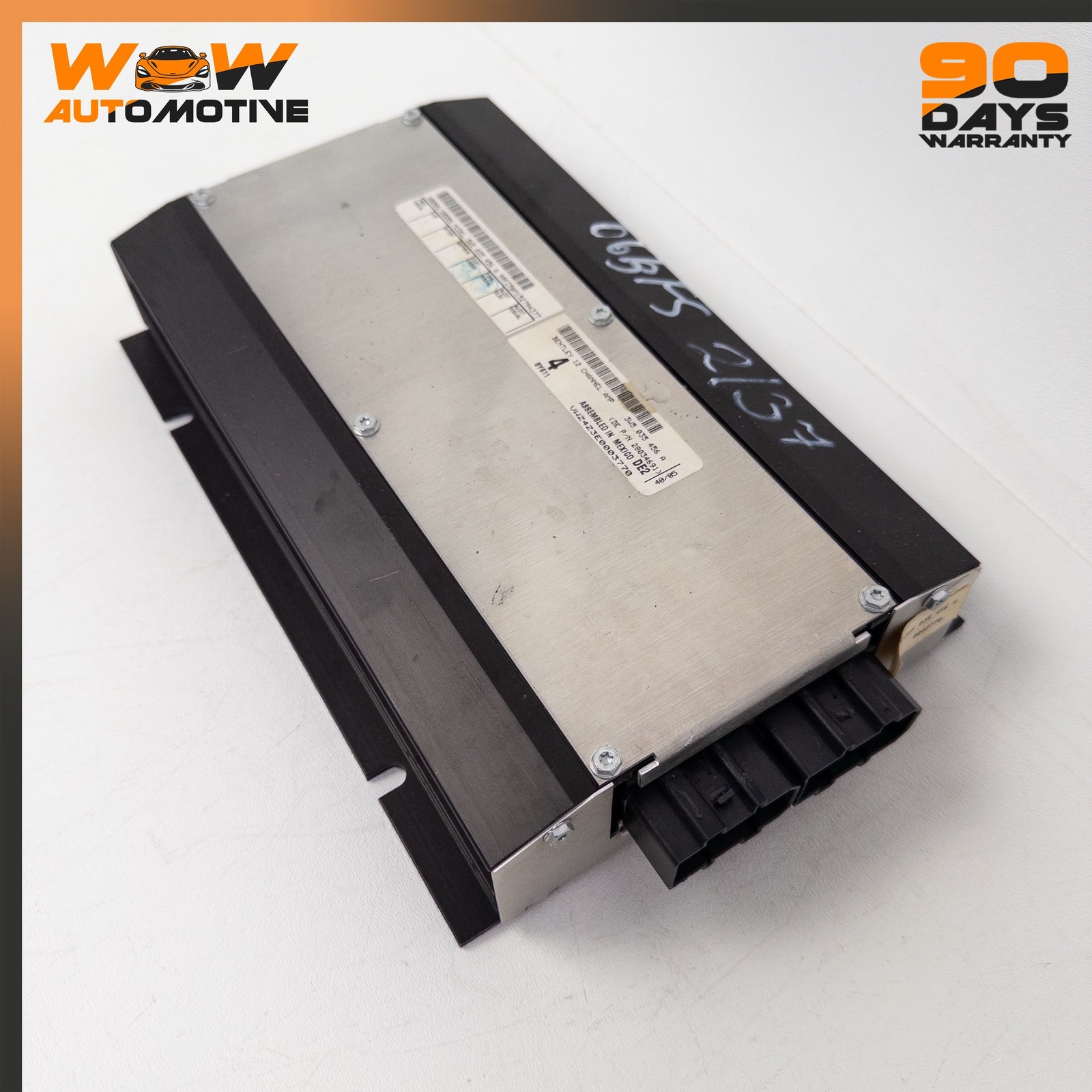 06-13 BENTLEY CONTINENTAL FLYING SPUR AUDIO SOUND SYSTEM AMPLIFIER AMP OEM 