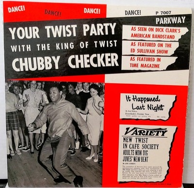 Chubby Checker    Your Twist Party (With The King Of Twist) EX Vinyl 1961 P7007