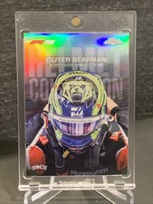 2025 Topps Chrome F1 Helmet Collection Oliver Bearman #HC-8 Refractor RC SP