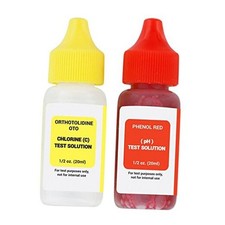 Swimming Pool & Spa Test Kit Refill Solutions, Test Water for 2-Bottle Refill