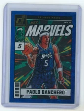 2024 -25 Donruss Paolo Banchero Net Marvels Blue Stars 58/99 Color Match!
