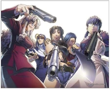 Black Lagoon Canvas Art 2 Piece Set Home Decor Collectible Wall Art Display