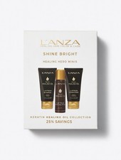 L  ANZA Keratin Healing Oil Travel Size Shampoo Conditioner 3Pc Set