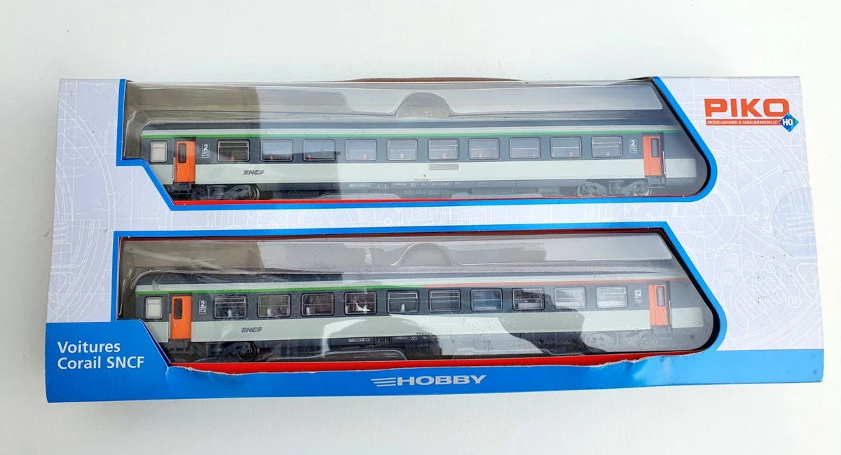 Wagon Voyageurs PIKO HO 314 - Modèle Train Miniature Excellent état - Vintage