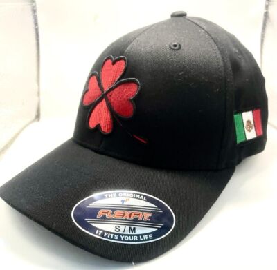 Black Clover Live Lucky Flex Fit by Yupoog green Mexican flag/Shamrock sm xl
