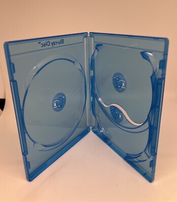 100 PCS NEW SCANAVO 14mm Triple (3) Blu-Ray DVD Case w Logo,BRAMZ.3/ONE.14MM.KRT