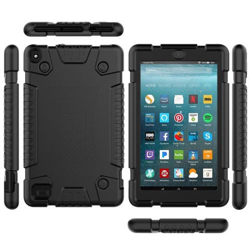 For Kindle Fire HD 8 2018 Shockproof Rugged Silicone Case Cover - Picture 15 of 18