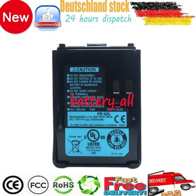 Akku für PB-42L Kenwood TH-F6,TH-F6A,TH-F6E,TH-F7,TH-F7A THF6 THF6A THF6E THF7