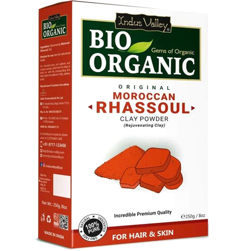 250g Moroccan Ghassoul Rhassoul Red Clay Powder Hair Skin Facial Mask 100% Pure - 第 1/13 張圖片