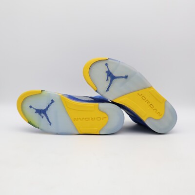 CD2720-400 Nike Air Jordan 5 Retro Laney Varsity Royal Blue Yellow