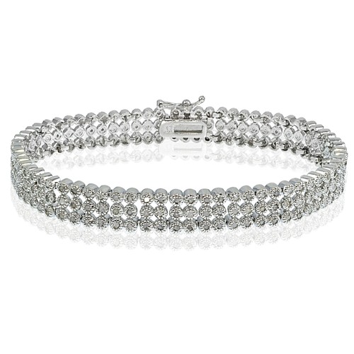 Теннисный браслет first class diamonds