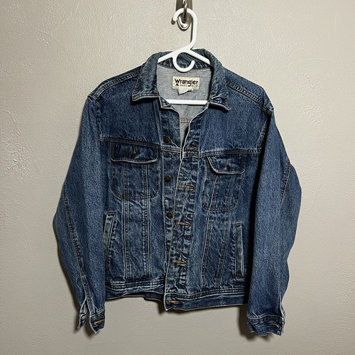 Mens Denim Blue Jean Trucker Jacket 