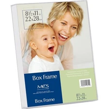 MCS Acrylic Box Frame 8 1/2 x 11 #11811 for Wall