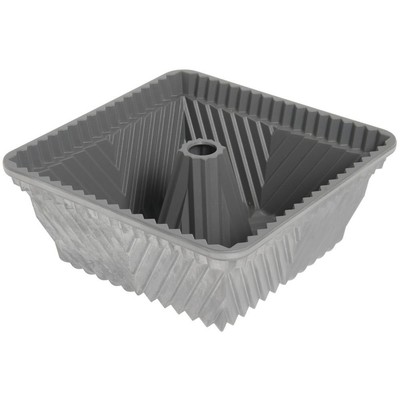 Nordic Ware 10 Cup Cast Aluminum Square Nonstick Bundt Pan - 9 1/2'' L x 8 1/2...