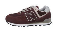 New Balance 574 Classic Big Kids Running Shoes Sneakers GC574GB - Burgundy