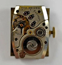 Vintage Elgin Manual Wind 21J 559 Wrist Watch Movement lot.t