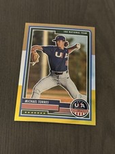 2023 USA Baseball Stars & Stripes Bronze Silver & Gold Prizm #52 MICHAEL TORRES