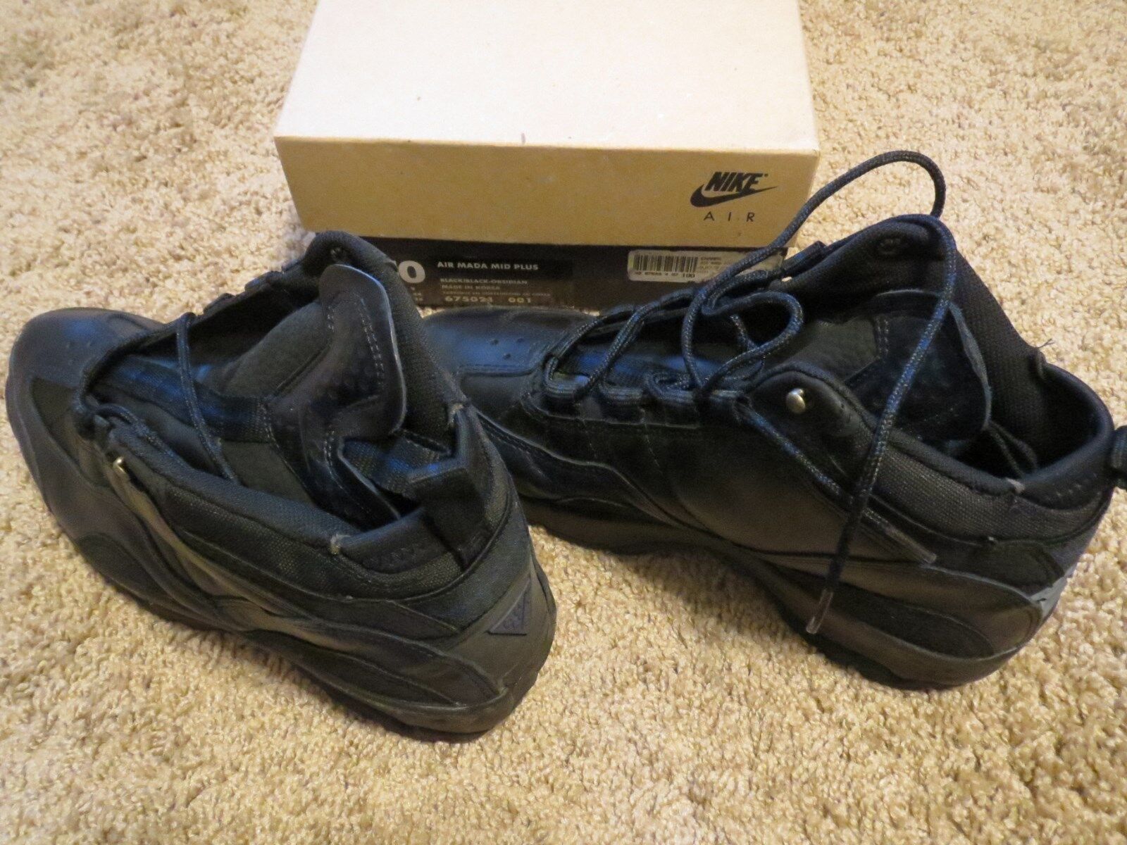 Nike Air Mada Pro Mid Black Obsidian size 10 Nike Air Mada Mada Mada Pro Mid Black Obsidian size 10 751321