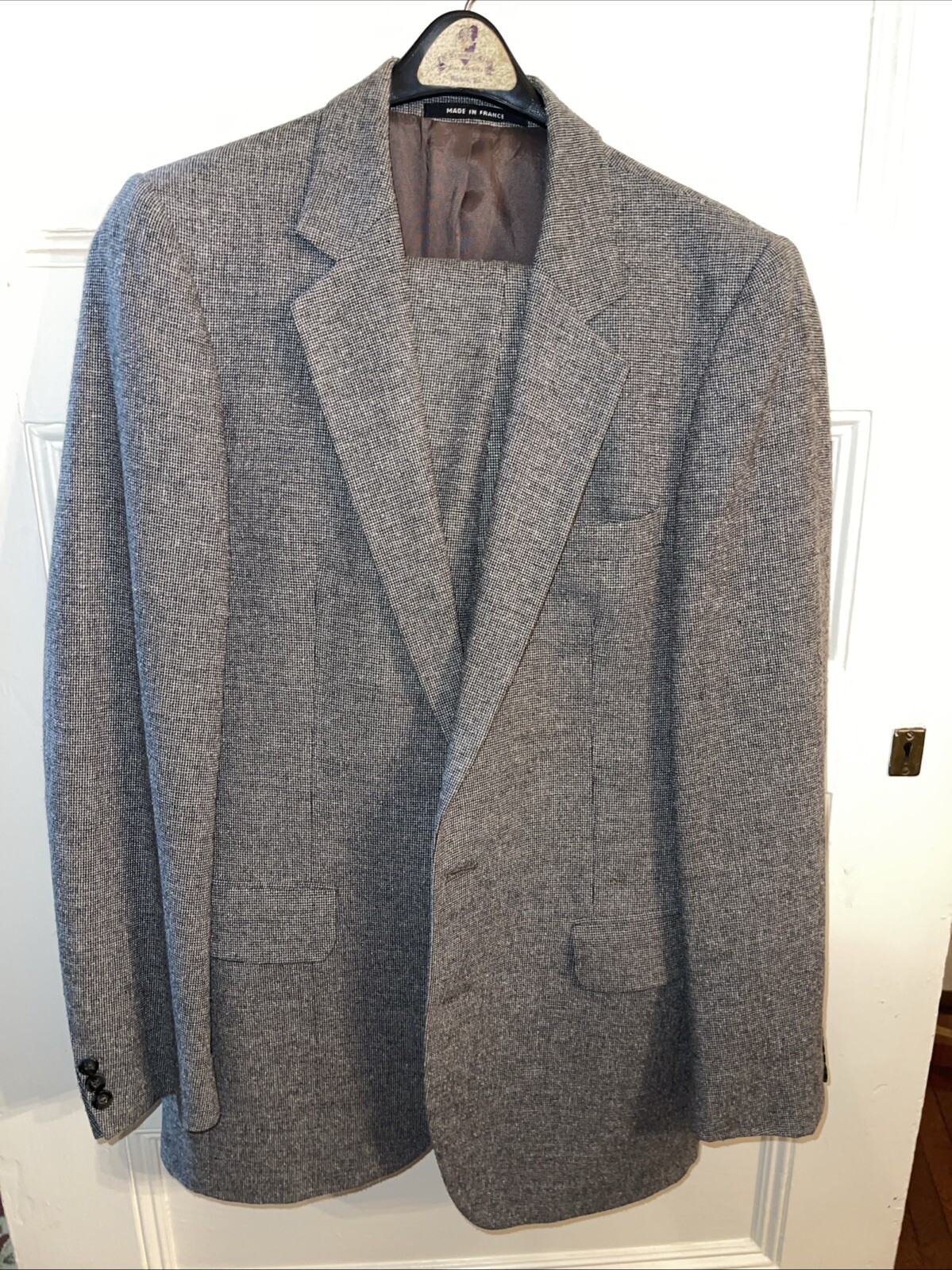 SAINT LAURENT Pantalone tuta e giacca YSL 2 bottoni