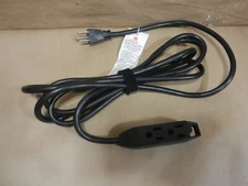 Intertek 3121738 Power Extension Cord triple TAP (10' FT) 3 Outlets 40311