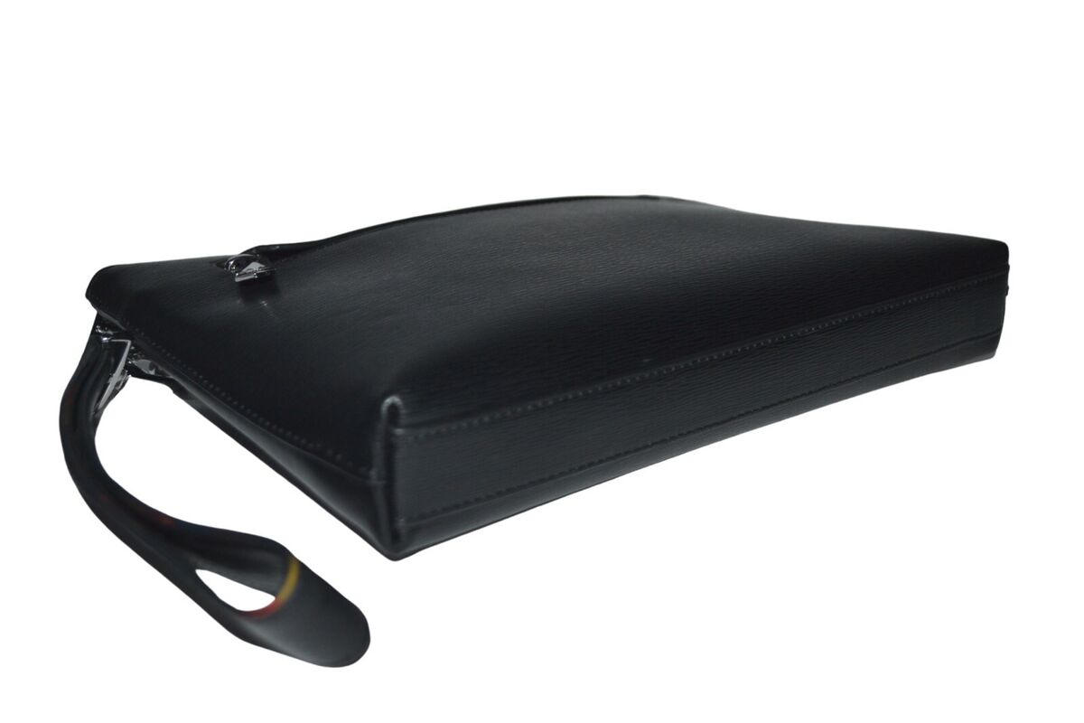 Paul Smith Mainline Black Leather Embossed Clutch Bag Mens Paul Smith Mainline Black Leather Embossed Clutch Bag Mens