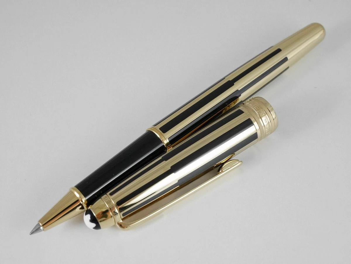 Meisterstück Gold-Coated Rollerball - Luxury Rollerball pens – Montblanc® US